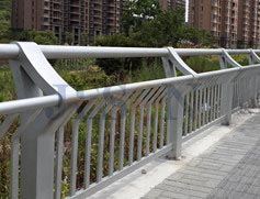 不銹鋼雙扶手橋梁欄桿 JH-Q12 不銹鋼雙扶手橋梁欄桿 JH-Q12